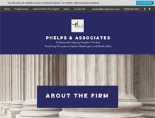 Tablet Screenshot of phelpslaw1.com